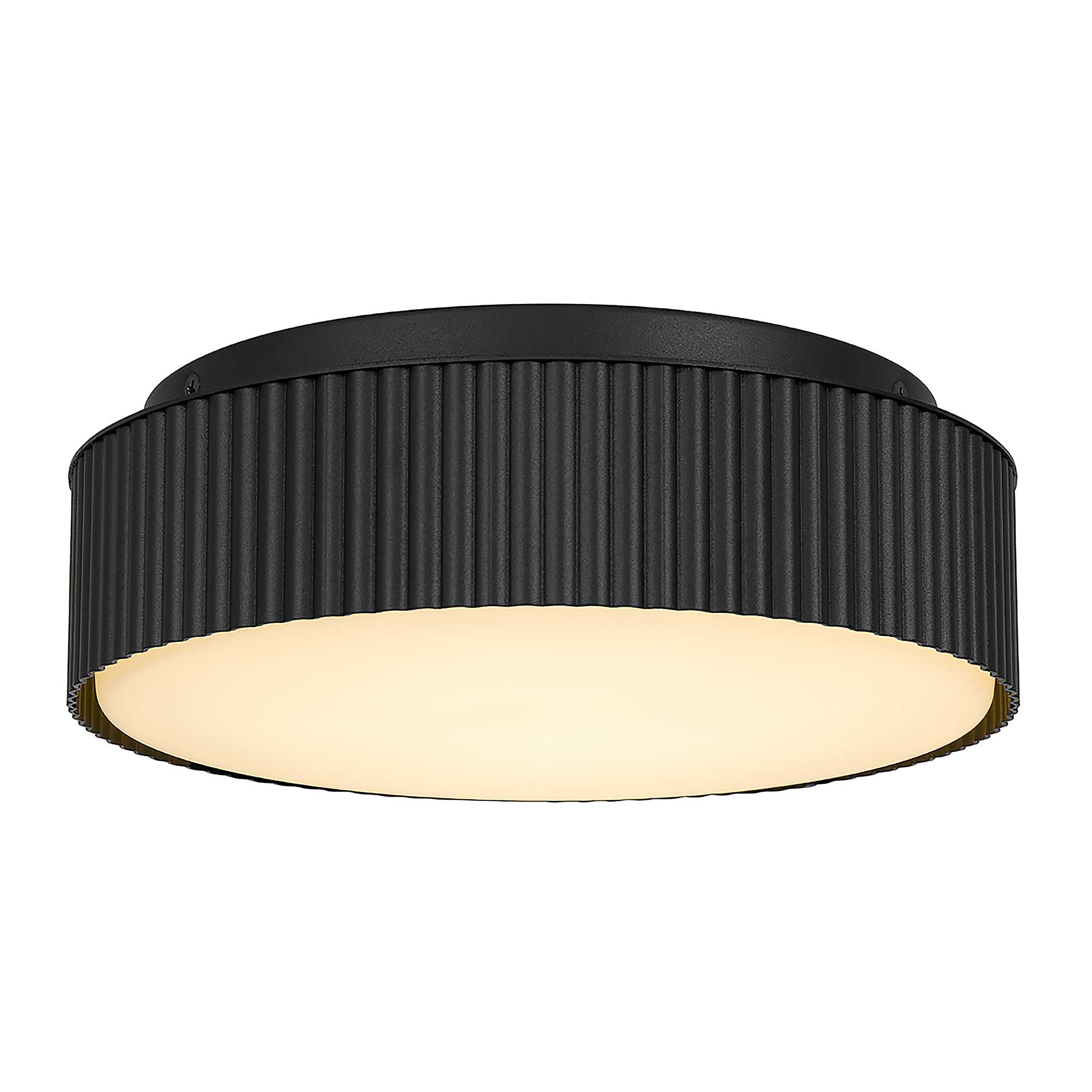 9 inch Black LED Flush Mount