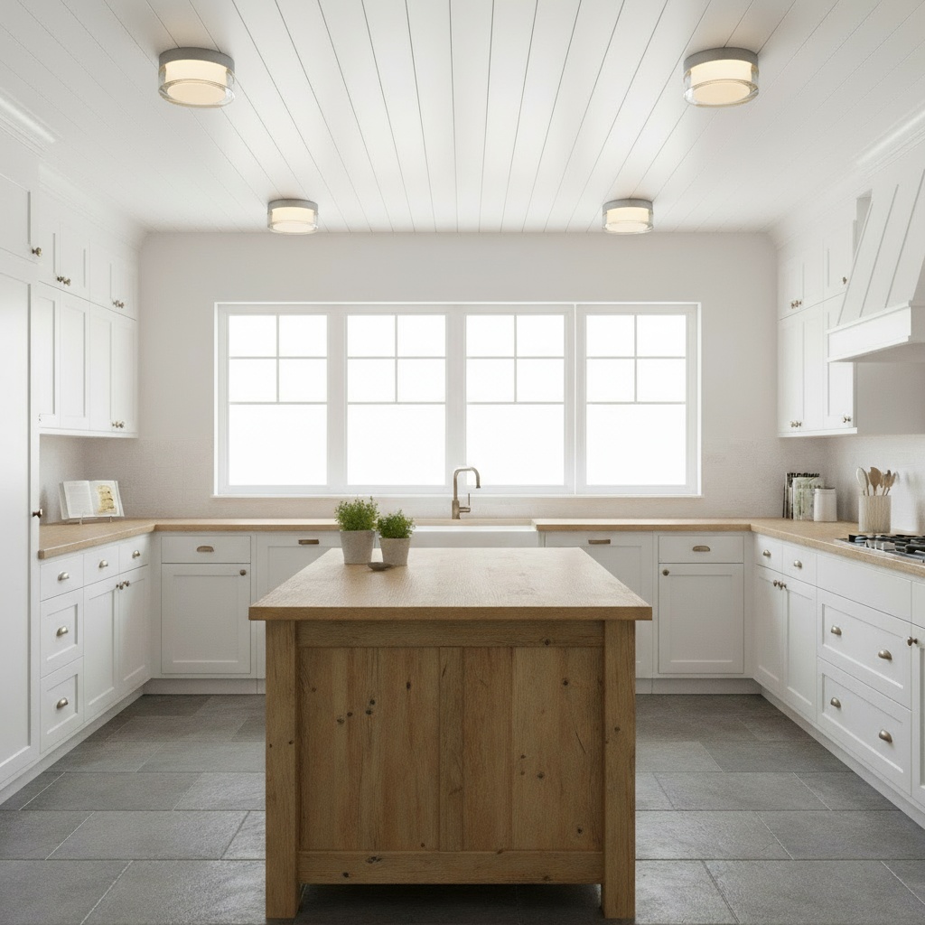 6-inch Chrome Inegrated LED Flush Mount