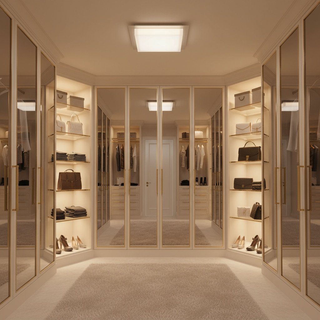 14 inch Square Chrome Integrated LED Flush Mount