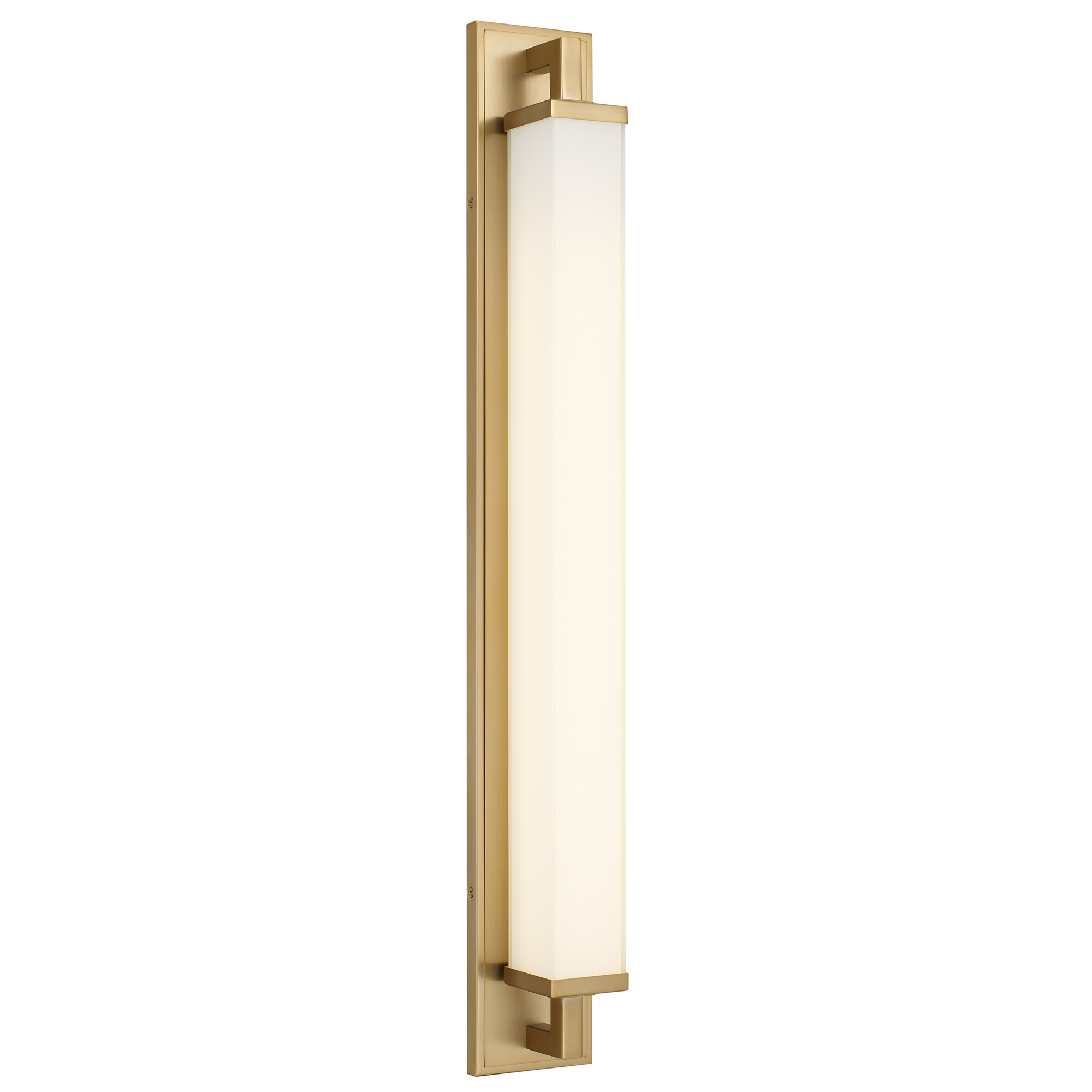 34-Inches Antique Brass Integrated LED  Bathroom Vanity Light Bar